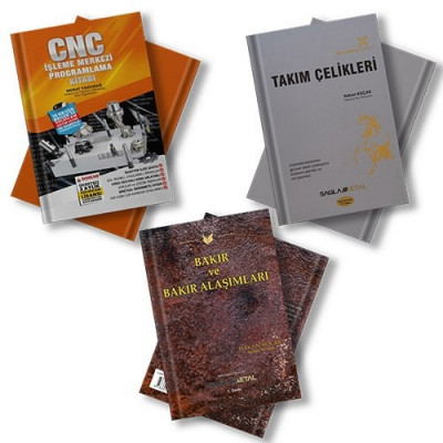 CNC İşleme Merkezi Programlama - Takım Çelikleri - Bakır Alaşımları 3'lü SET