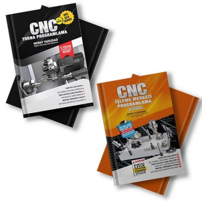 CNC İmalat Teknolojisi Seti | CNC Torna Programlama - CNC İşleme Merkezi Programlama 2'li SET