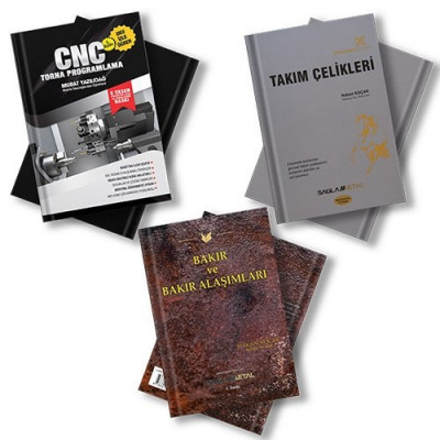 CNC Torna Programlama - Takım Çelikleri - Bakır Alaşımları 3'lü SET
