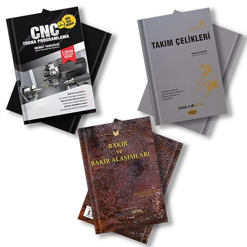 CNC Torna Programlama - Takım Çelikleri - Bakır Alaşımları 3\'lü SET