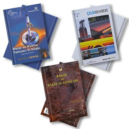 Tablo Kitabı - Çelik Rehberi - Bakır Alaşımları 3\'lü SET