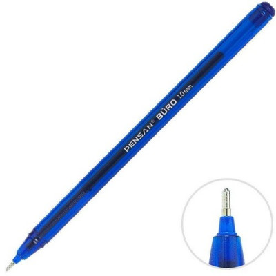 Pensan Büro Tükenmez Kalem 1mm 2270 Mavi 